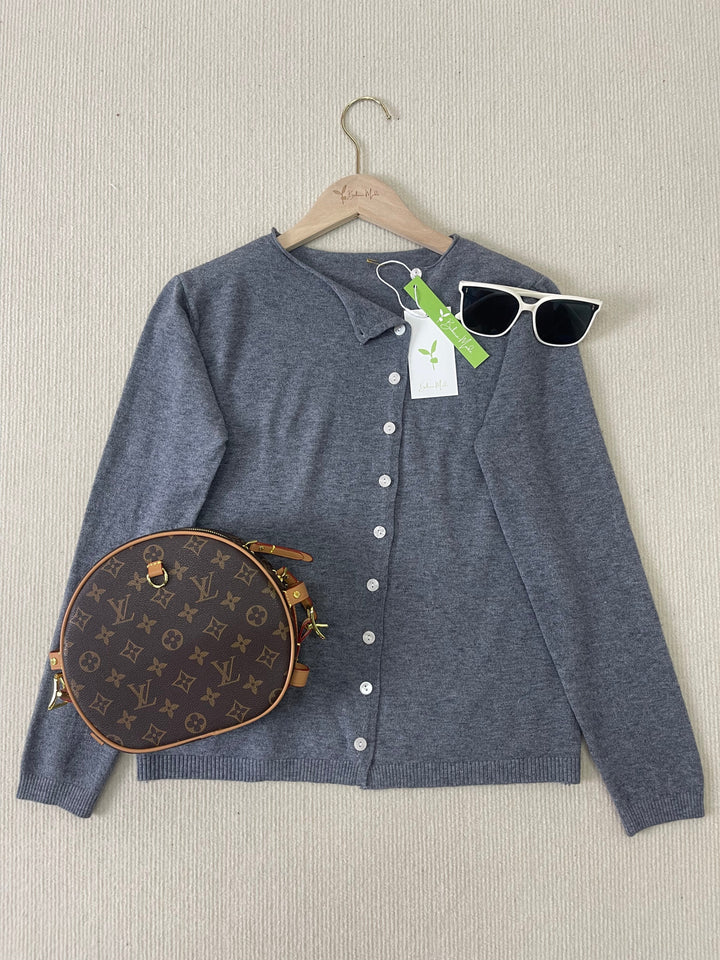 Women's Simple Long Sleeve Plain Sweater