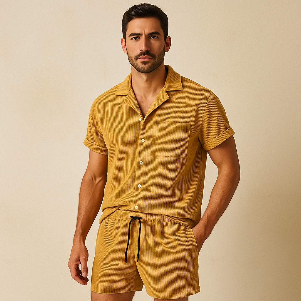Men's Corduroy Lounge Set