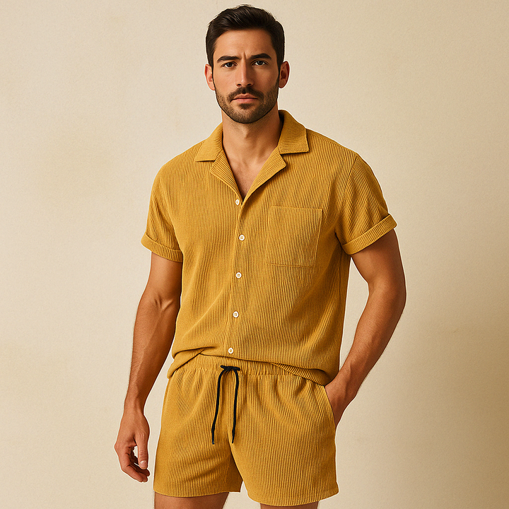 Men's Corduroy Lounge Set