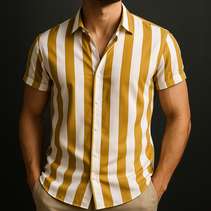 Men's Casual Short Sleeve Coastal Shirt