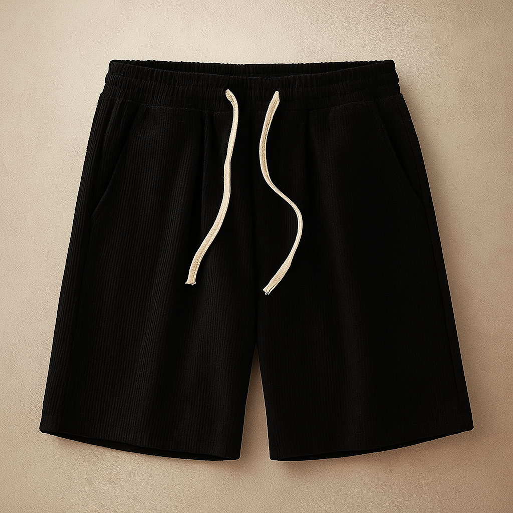 Men's Waffle Knit Casual Shorts