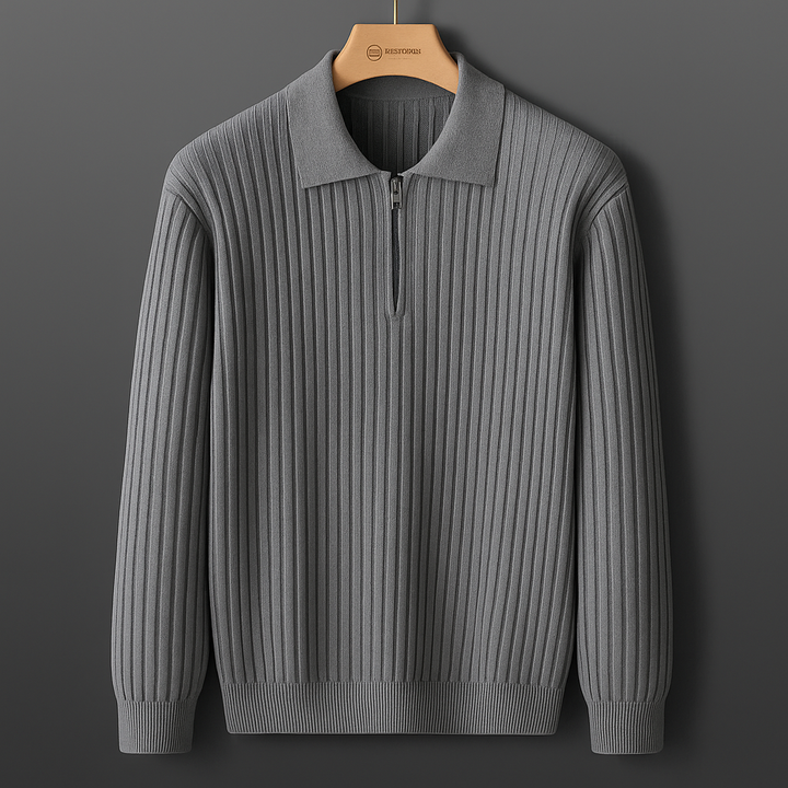 Men's Knit Polo Shirt