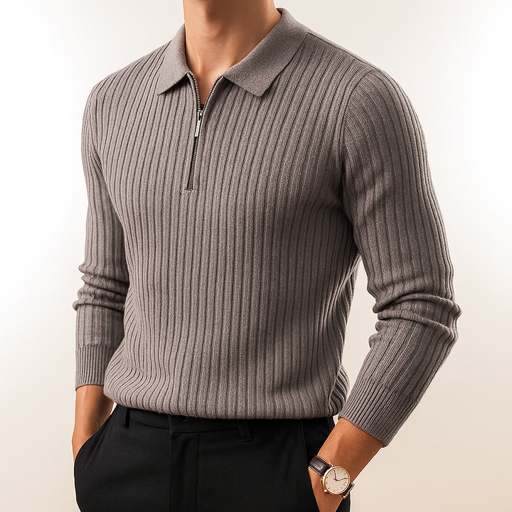 Men's Knit Polo Shirt