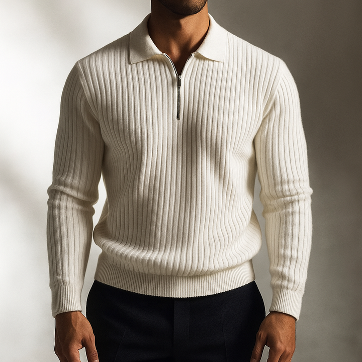 Men's Knit Polo Shirt