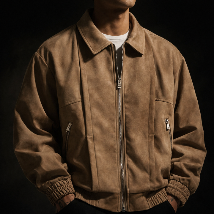 Men's Vintage Suede Jacket