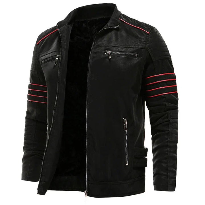 Men's Durable and Stylish Motorcycle Leather Jacket
