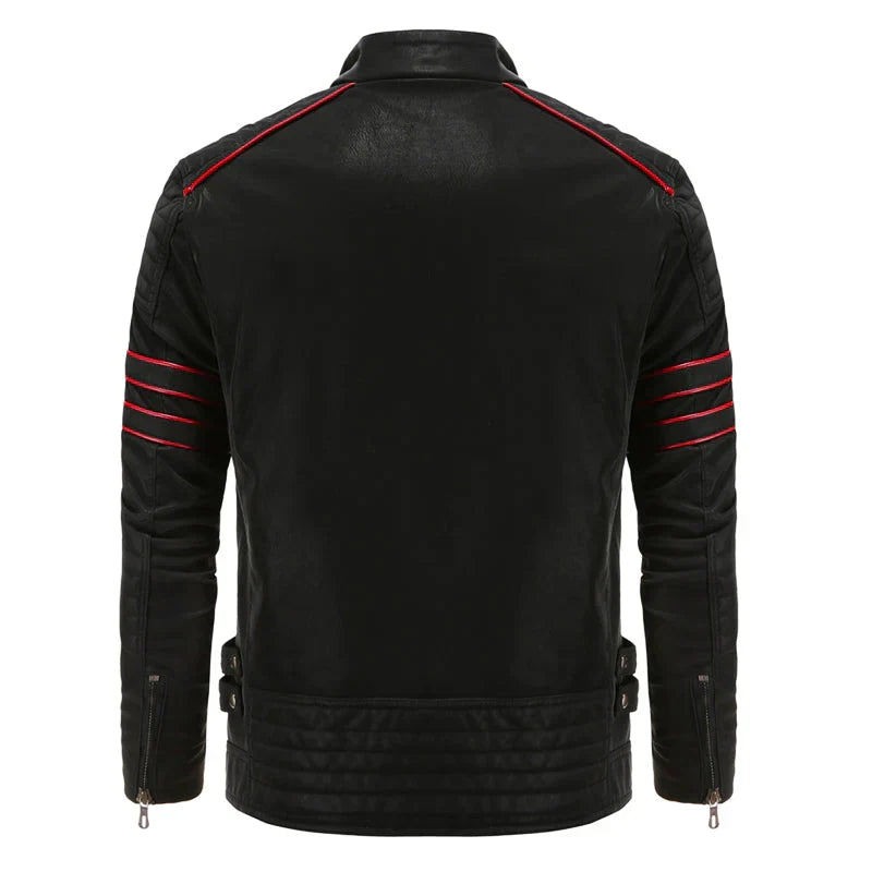 Men's Durable and Stylish Motorcycle Leather Jacket