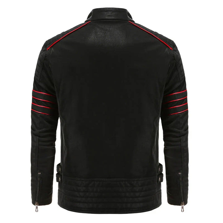 Men's Durable and Stylish Motorcycle Leather Jacket