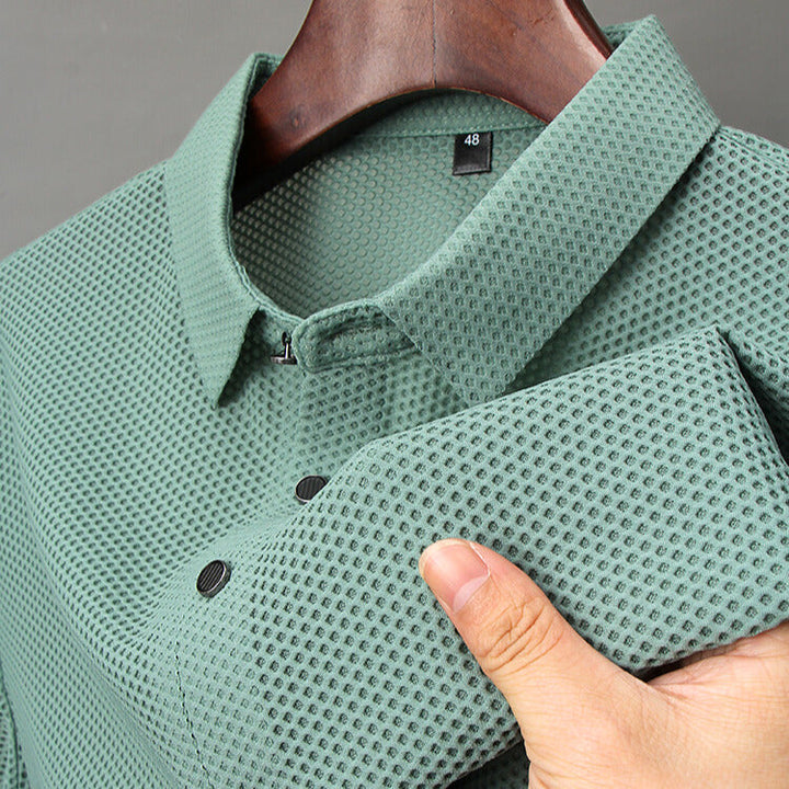 Axel | Men's Silk Polo Shirt