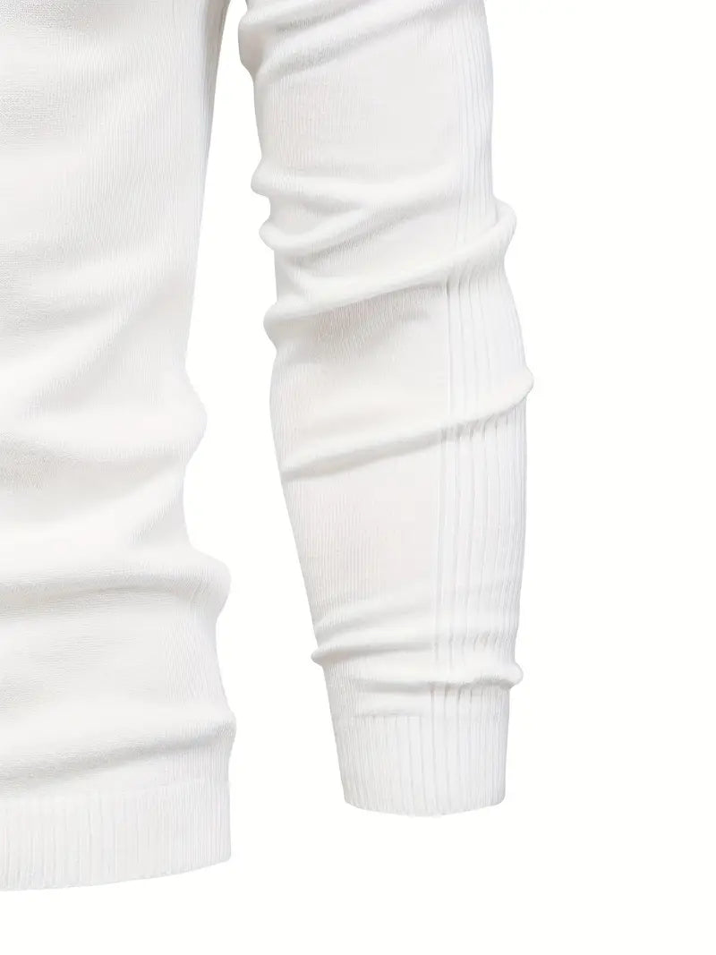 Men's Fitted Turtleneck | Smart Casual Long Sleeve Top