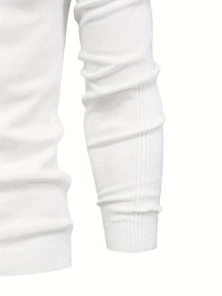 Men's Fitted Turtleneck | Smart Casual Long Sleeve Top