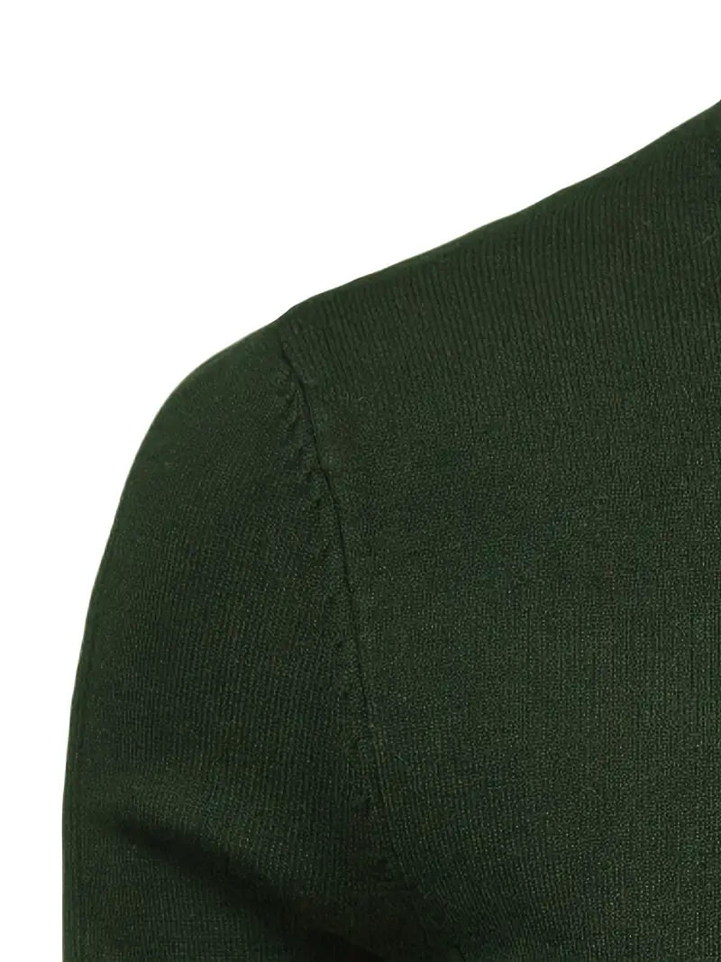 Men's Fitted Turtleneck | Smart Casual Long Sleeve Top