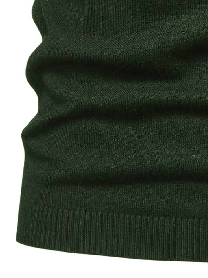 Men's Fitted Turtleneck | Smart Casual Long Sleeve Top