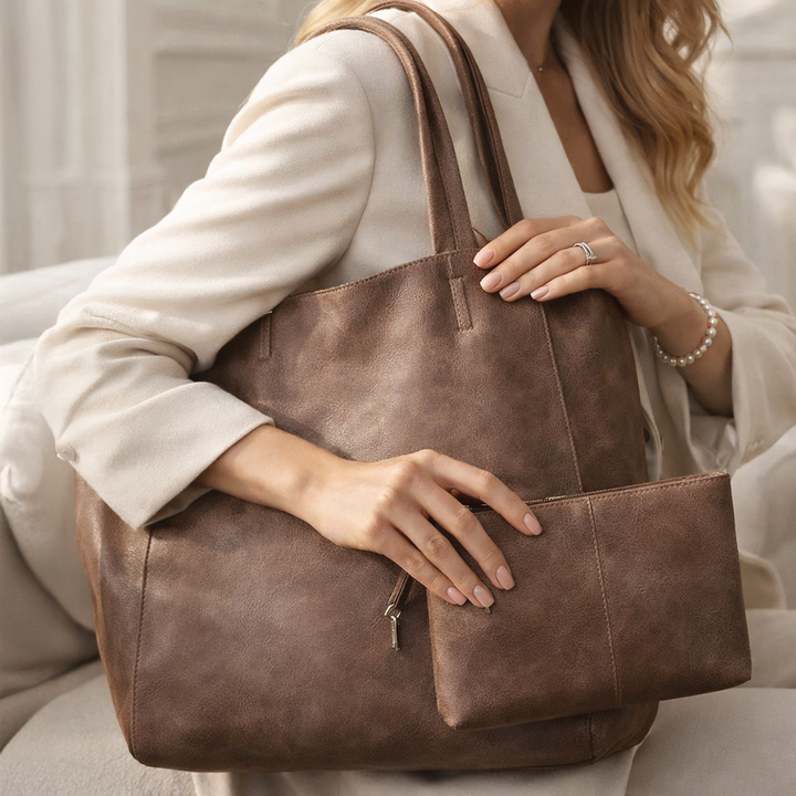 Heather | Women's Vegan Leather Tote Bag