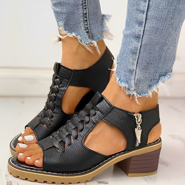 Sophia | Women's Elegant Peep-Toe Sandals