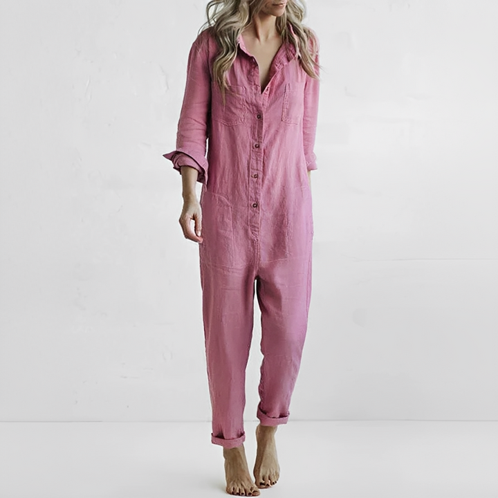 Women's Summer Long Sleeve Jumpsuit