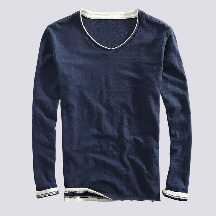 Jack | Men's Trendy Long-sleeved Distressed Shirt
