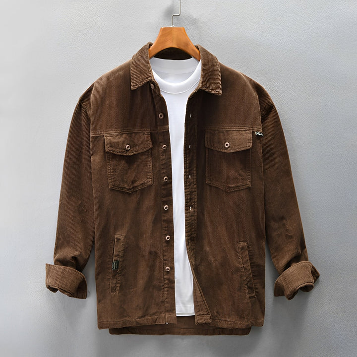Luis | Men's Relaxed Corduroy Shirt - Comfortable and Cozy