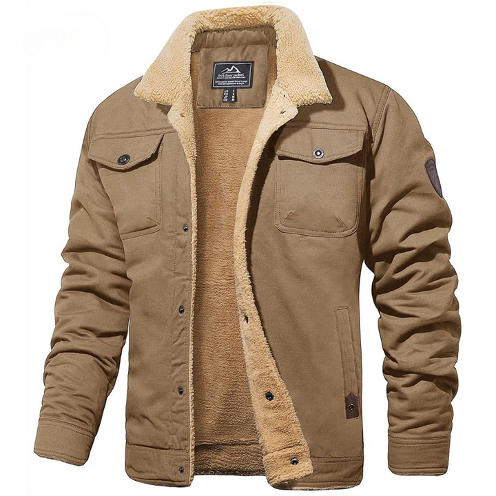 Men's Premium Fleece Cargo Jacket