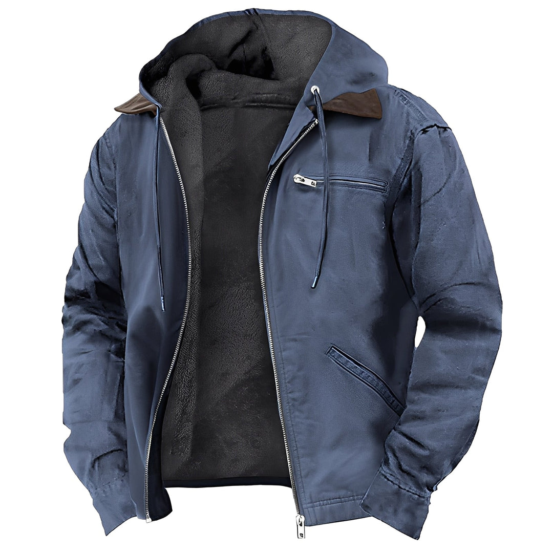Adrian | Men's Warm Hooded Outdoor Jacket