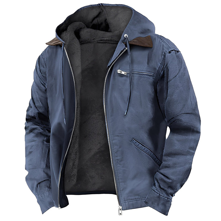 Adrian | Men's Warm Hooded Outdoor Jacket