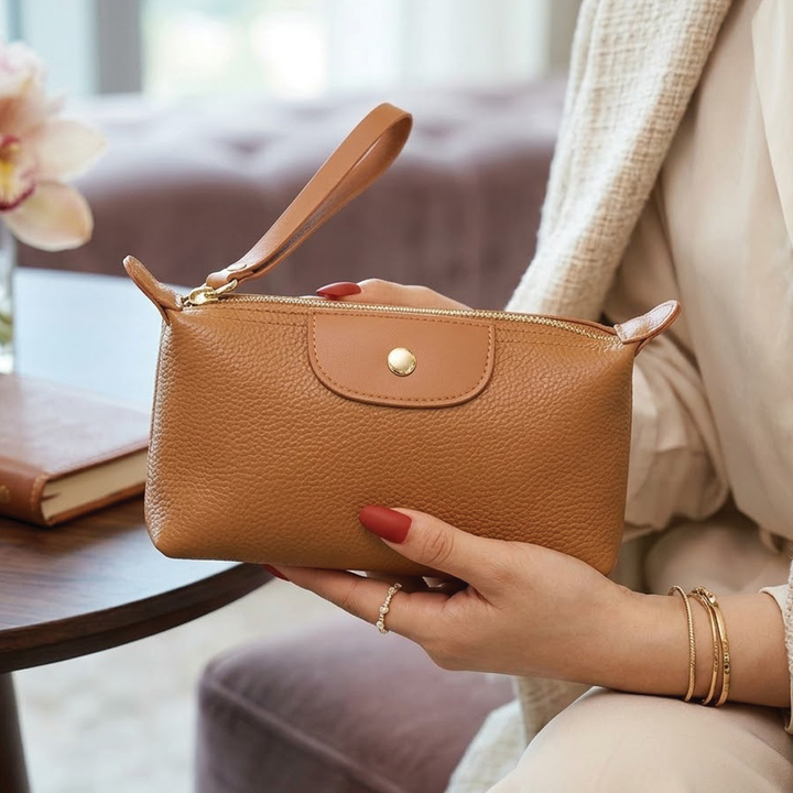 Anne | Women's Vegan Leather Clutch Wristlet Bag