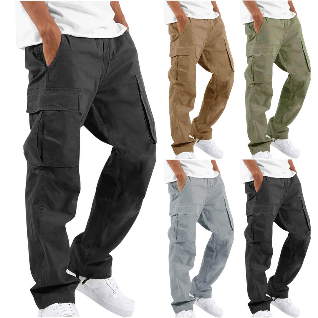 John | Men's Comfortable Cargo Everyday Pants