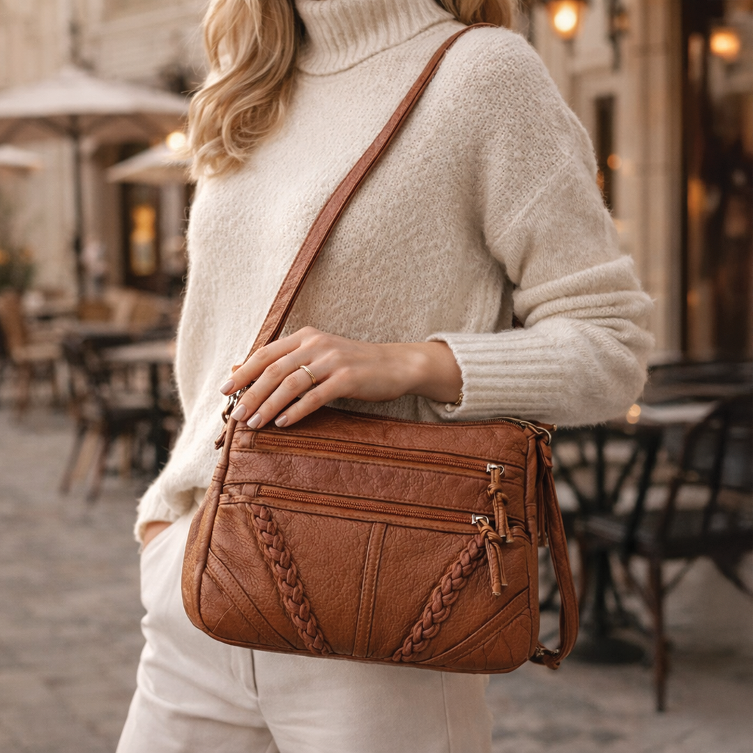 Catherine | Women's Vegan Leather Crossbody Shoulder Bag