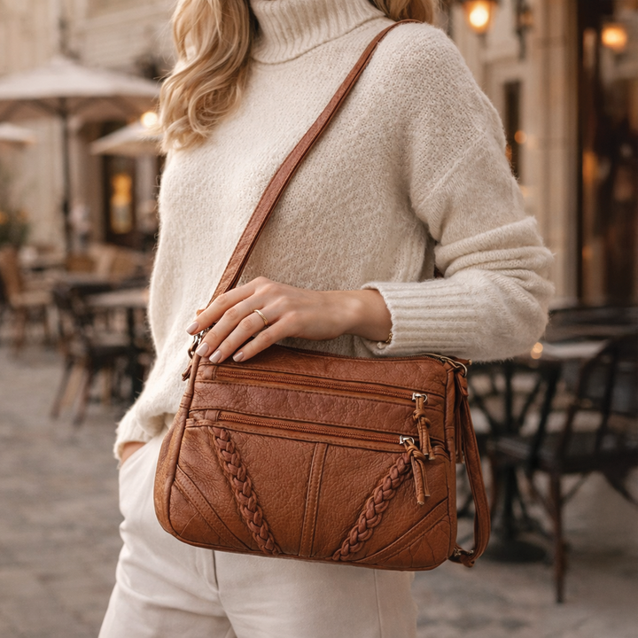 Catherine | Women's Vegan Leather Crossbody Shoulder Bag