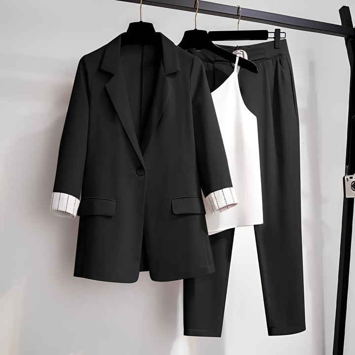 Paula | Women's Chic Three-Piece Blazer Set