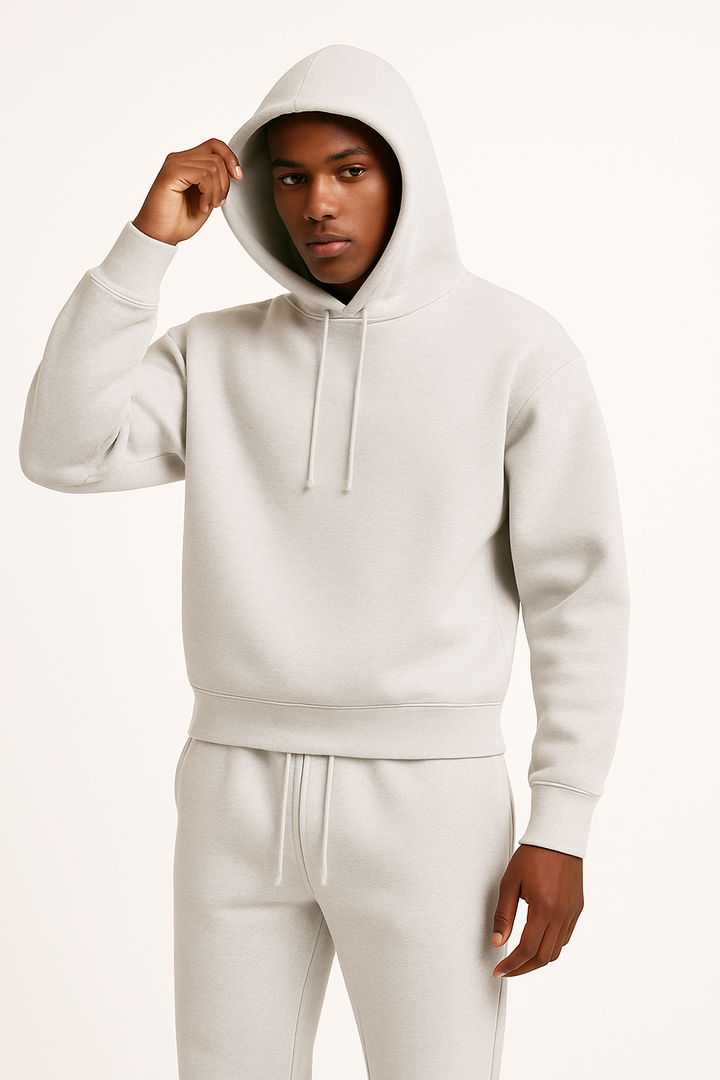 Men's Casual Oversized Hoodie with Drawstring