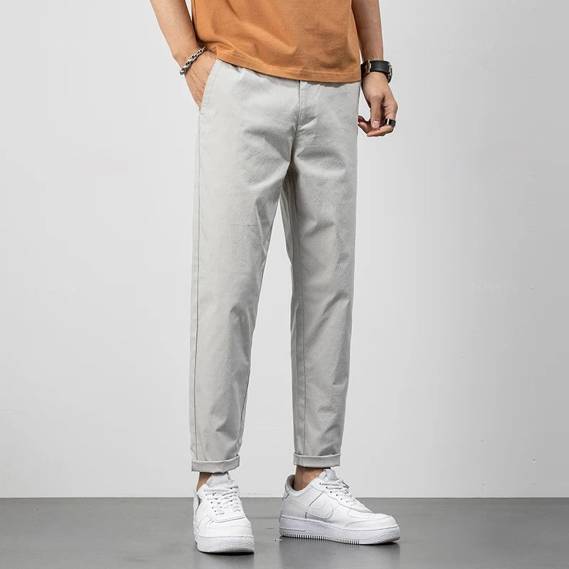 Men's Relaxed Fit Chinos Trousers | Casual Style Pants