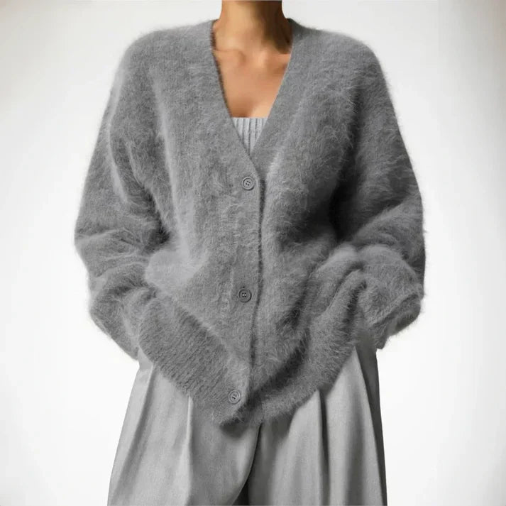 Women's Cozy Oversized Cardigan
