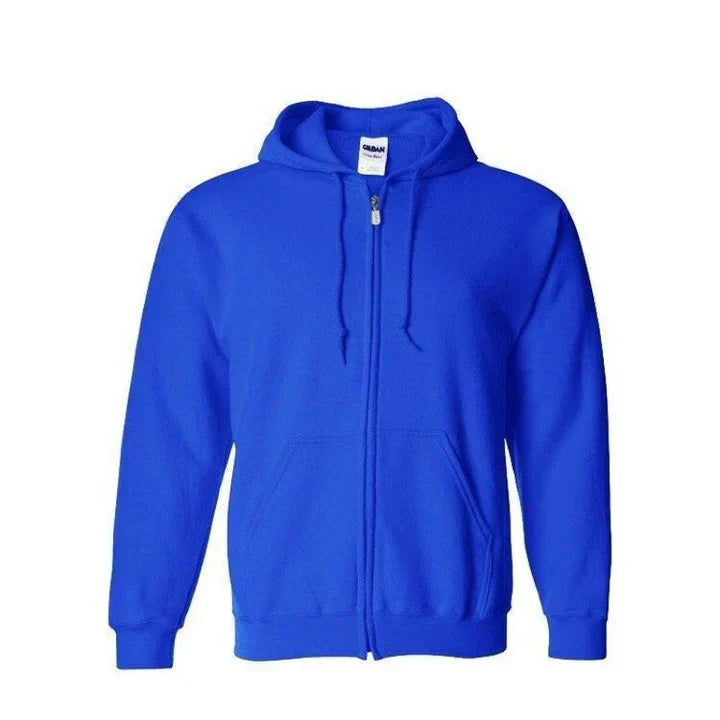 Men's Casual Zip-Up Hoodie Sweatshirt