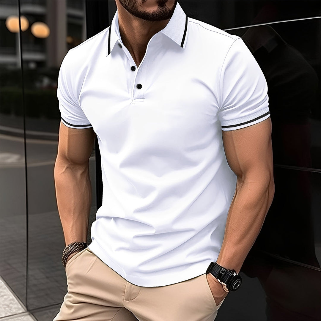 Frank | Men's Stylish Lapel Polo Shirt