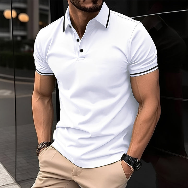 Frank | Men's Stylish Lapel Polo Shirt
