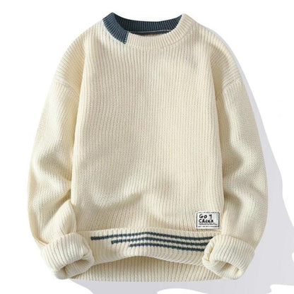 Strickpullover aus Wolle für Herren mit klassischem Stil und winterlicher Wärme