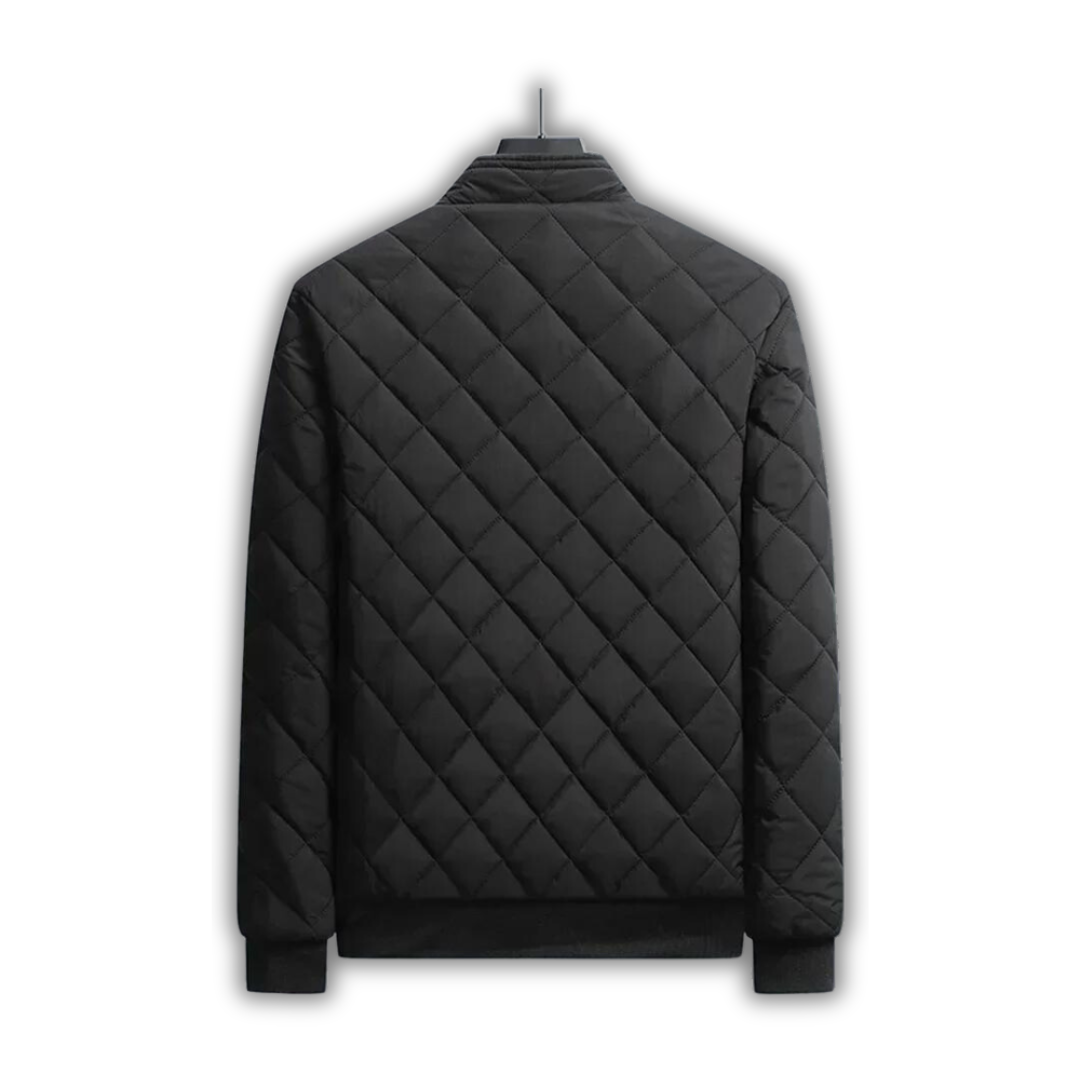 Wärmeisolierende, gesteppte Fleecejacke für Herren für den Alltag
