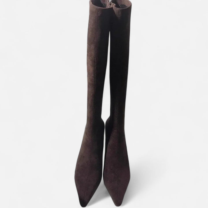 Women’s Slim-Fit Over-the-Knee Heeled Boots