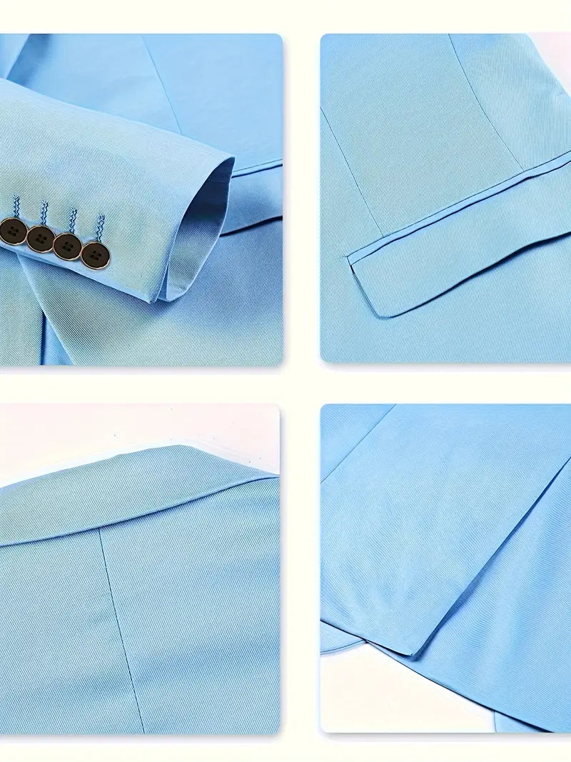 John | Men's Two-Piece Suit: Classic Blazer and Pants Set