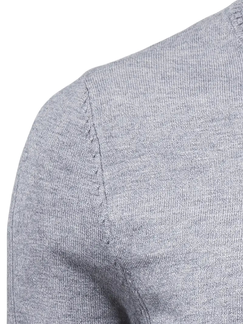 Men's Fitted Turtleneck | Smart Casual Long Sleeve Top
