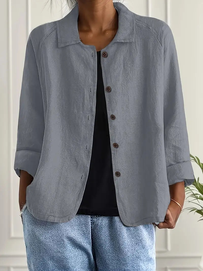 Women's Classic Lightweight Shirt Cardigan