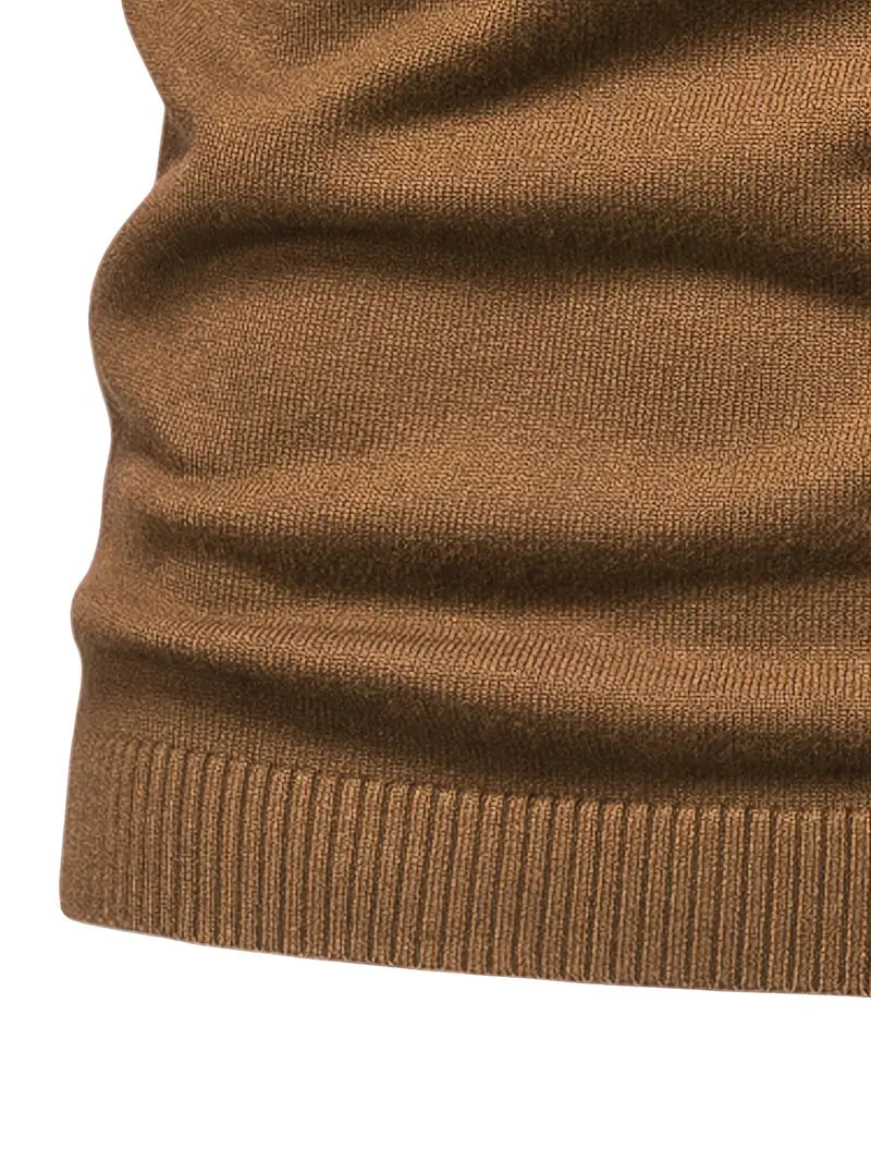 Men's Fitted Turtleneck | Smart Casual Long Sleeve Top