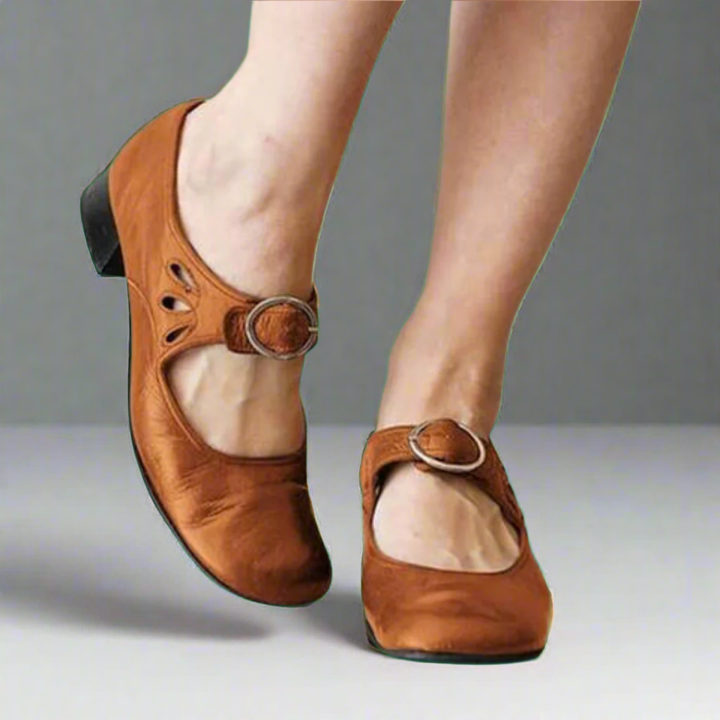 Denise | Women's Comfortable Wedge Orthopedic Leather Sandals