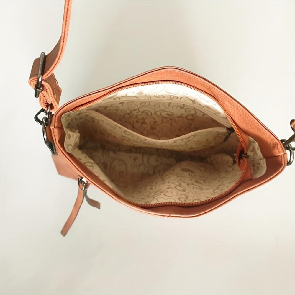 Anna | Women's Vegan Leather Slim Crossbody Bag