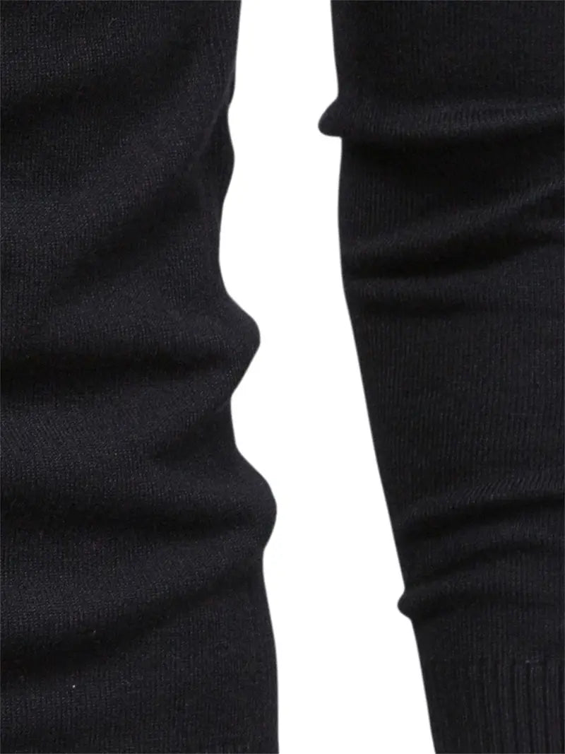 Men's Fitted Turtleneck | Smart Casual Long Sleeve Top
