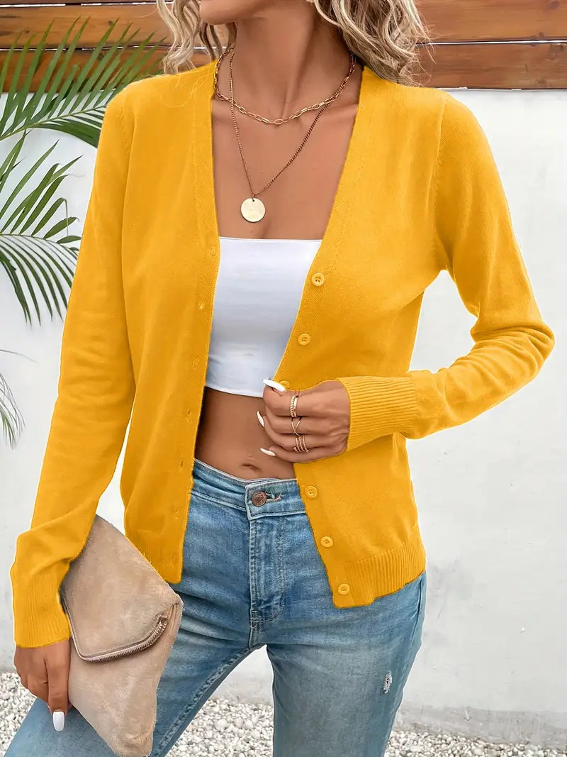 Women's Graceful Minimalist Cardigan