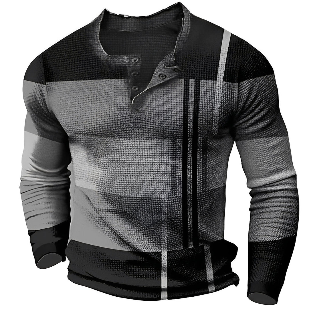 Sam | Men's Trendy Relaxed Long-Sleeve Shirt