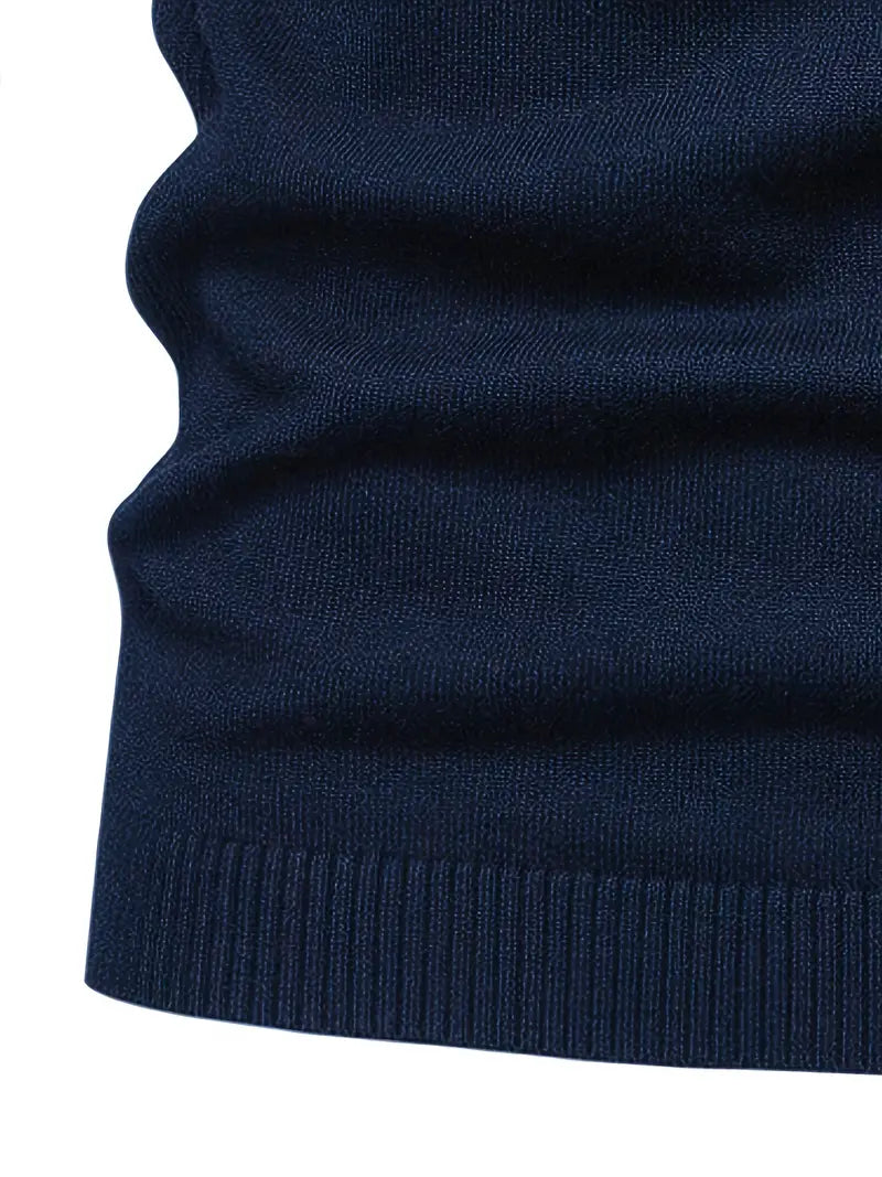Men's Fitted Turtleneck | Smart Casual Long Sleeve Top
