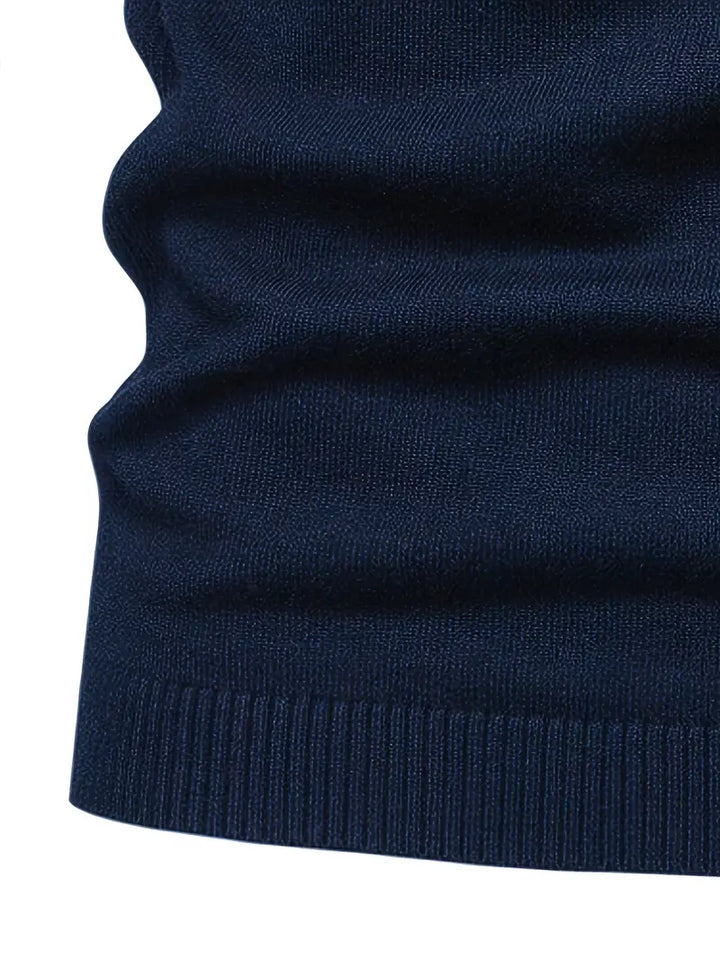 Men's Fitted Turtleneck | Smart Casual Long Sleeve Top